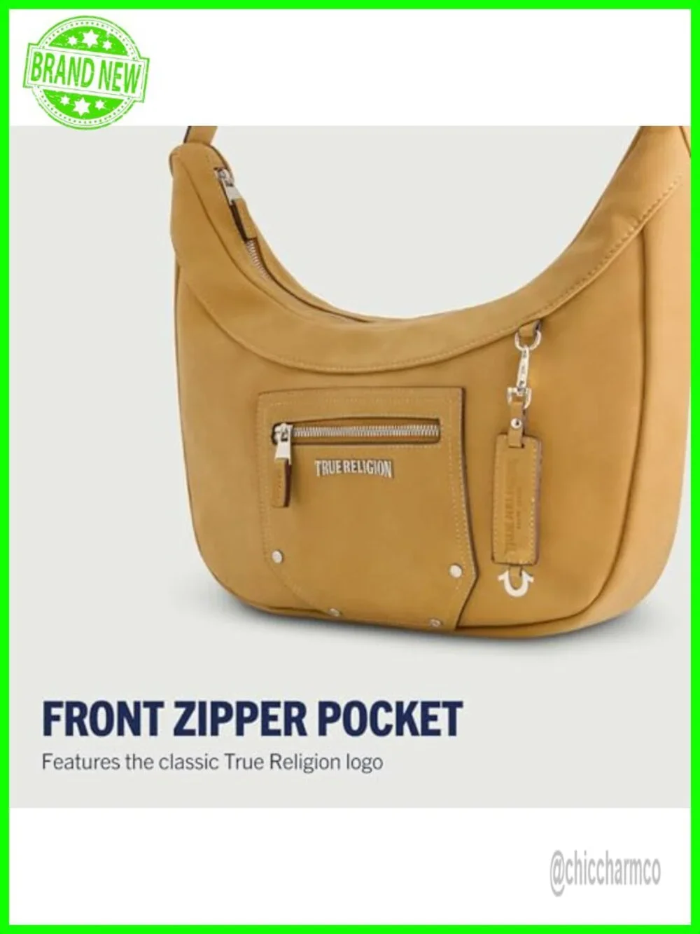 Faux Suede Hobo Handbag with Adjustable Strap, Lightweight Shoulder Bag